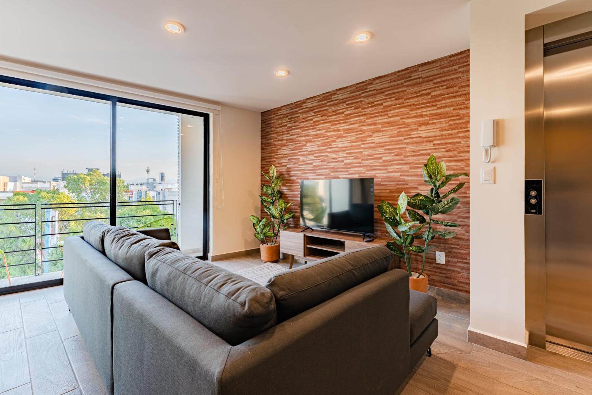 Roma Sur Apartments By Vh Kota Meksiko Bagian luar foto