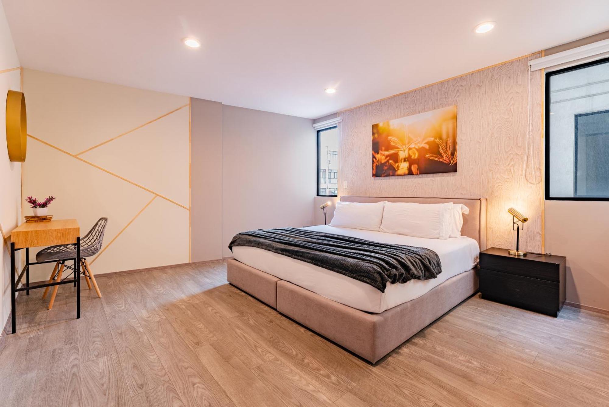 Roma Sur Apartments By Vh Kota Meksiko Bagian luar foto