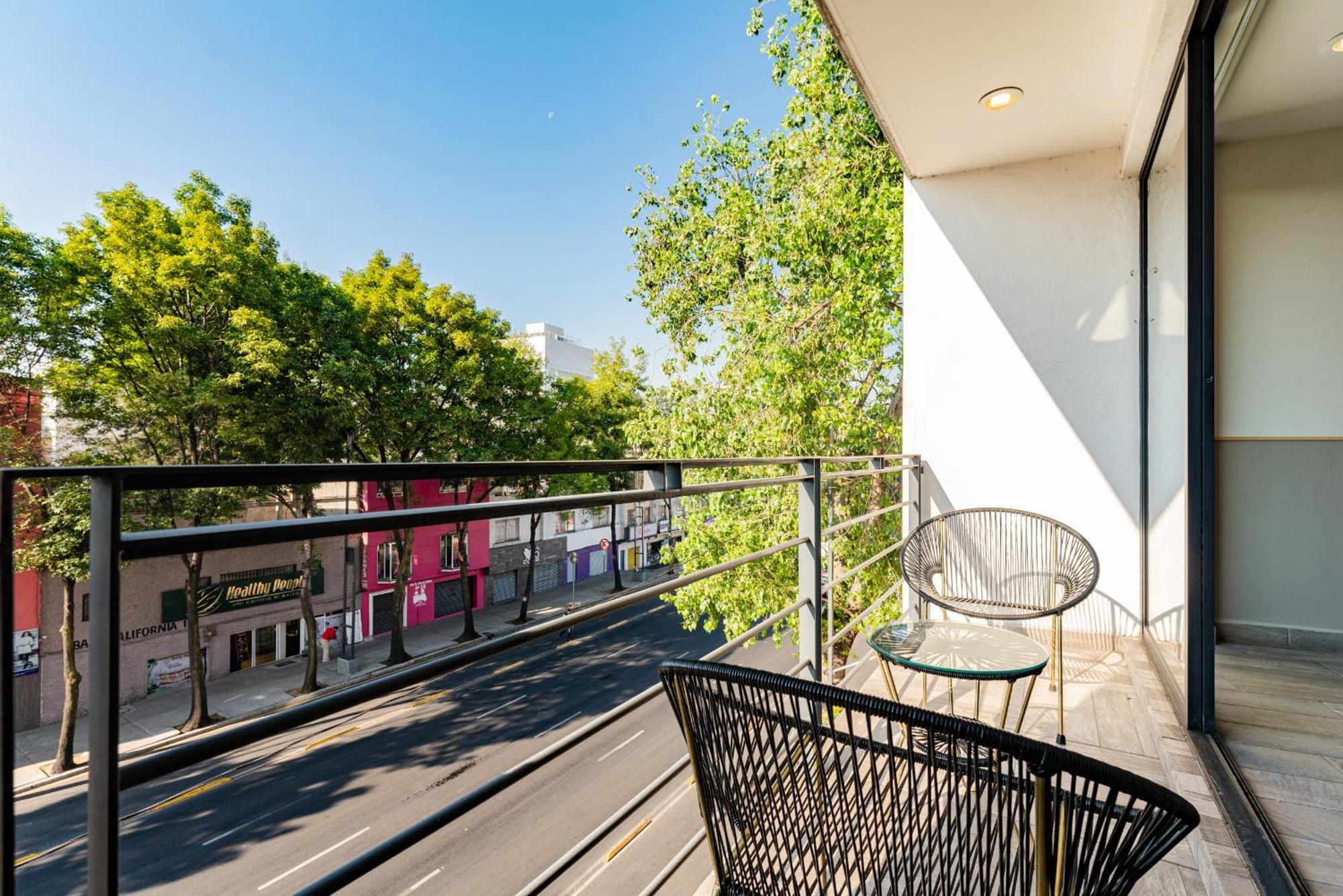 Roma Sur Apartments By Vh Kota Meksiko Bagian luar foto